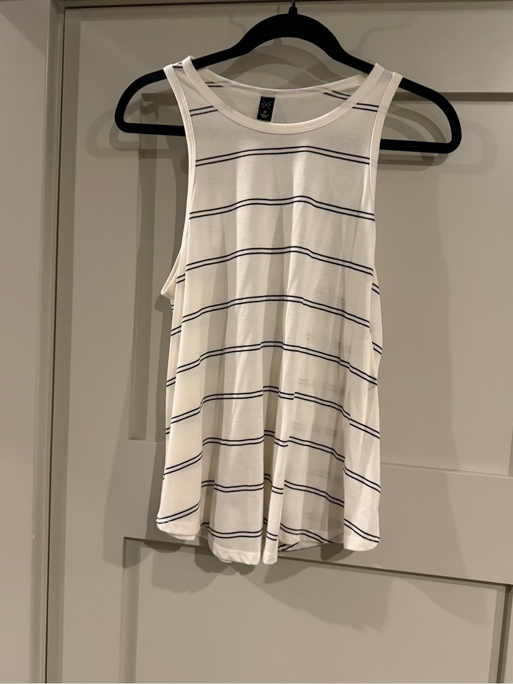 Gentle Fawn White Tank Top with Black Stripes! Women’s medium! Brand new